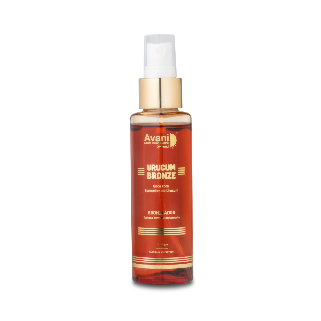 Óleo Bronzeador com sementes de Urucum e coco | Antioxidante 100ml